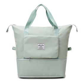 Dry And Wet Separation Sports Portable Shoulder Bag (Option: Green)